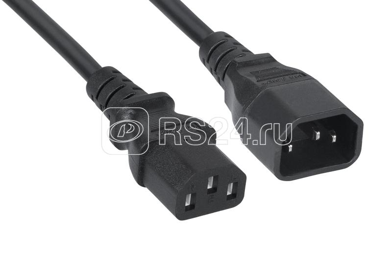 Кабель питания монитор-компьютер IEC 320 C13-IEC 320 C14 (3х0.75) 0.6м ...