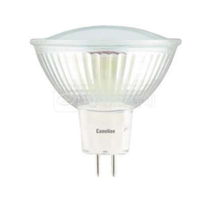 Лампа светодиодная LED3-MR16/830/GU5.3 3Вт 3000К тепл. бел. GU5.3 215лм 12В Camelion 11365 купить в интернет-магазине RS24