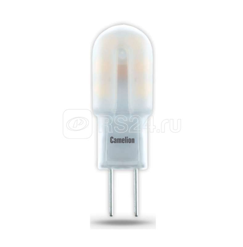 Лампа светодиодная LED1.5-JC/845/G4 1.5Вт капсульная 4500К бел. G4 120лм 12В Camelion 12022 купить в интернет-магазине RS24