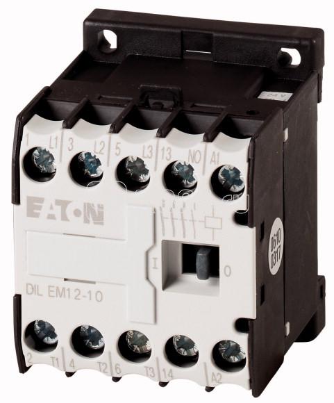 Миниконтактор DILEM12-10-G 24V DC EATON 127132 купить в интернет-магазине RS24