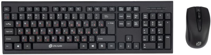 Комплект клавиатура+мышь Оклик 630M клавиатура черн. мышь черн. USB 630M ОКЛИК 1091260