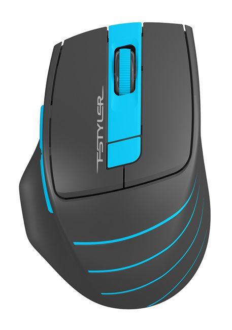 Мышь Fstyler FG30 сер./син. оптическая 2000dpi беспроводная USB 6but FG30 BLUE A4TECH 1147561