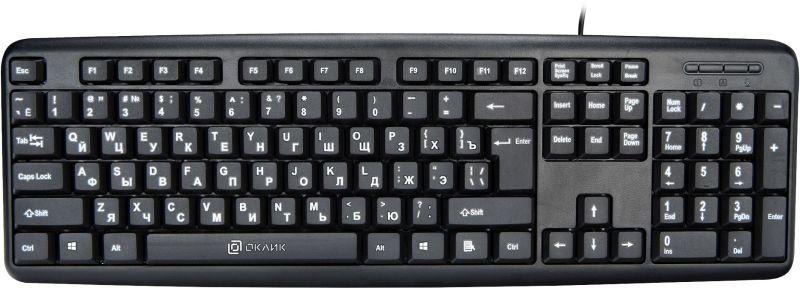 Клавиатура 180V2 черн. USB 180M V2 ОКЛИК 1185956