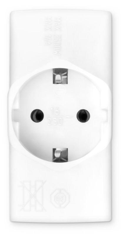 Разветвитель 3-м с заземл. 16А IP20 BU-PS3TG-W бел. BURO 352738
