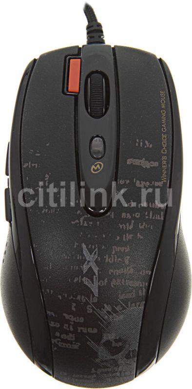 Мышь V-Track F5 черн./рисунок оптическая 3000dpi USB 6but F5 A4TECH 647961