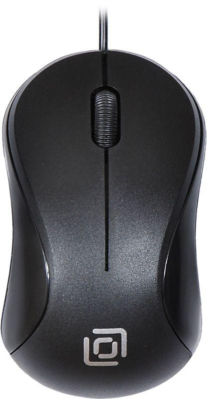 Мышь 115S черн. оптическая 1200dpi USB для ноутбука 2but M-288 ОКЛИК 711636