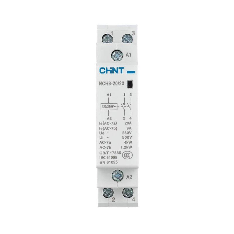 Контактор модульный NCH8-25/20 25А 2п (2НО) кат. 24В AC 50Гц (R) CHINT 256236