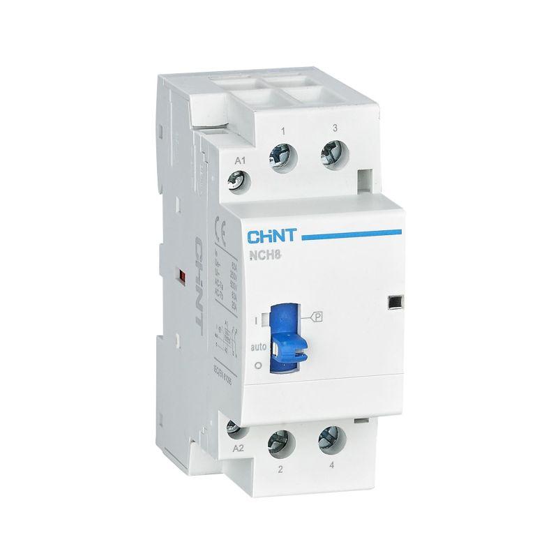 Контактор модульный NCH8-25M/02 AC 24В 50/60Гц ручное управление (R) CHINT 257422