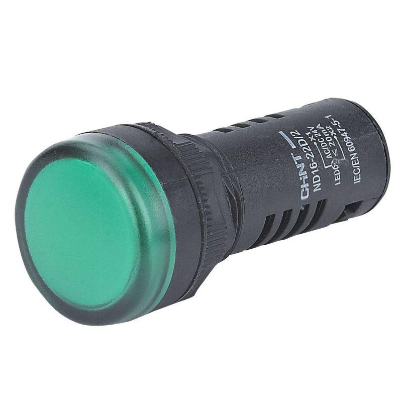Индикатор помехозащищенный ND16-22D/4K2 AC 110В встроен. конденсатор (R) зел. CHINT 268630