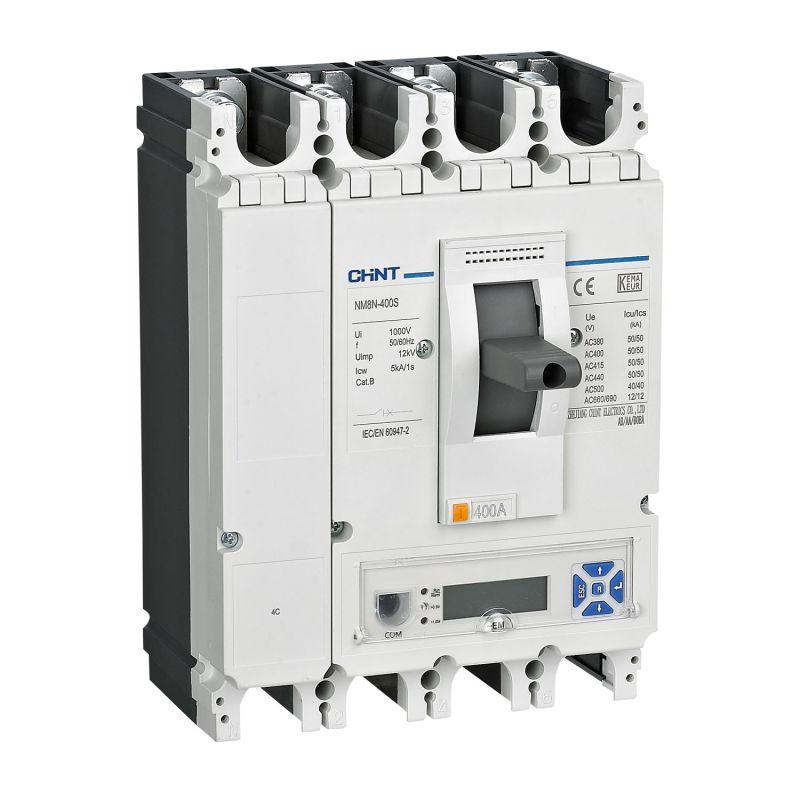 Выключатель автоматический 4п 250А 50кА NM8N-400S EM с электр. расцеп. LCD (R) CHINT 269454