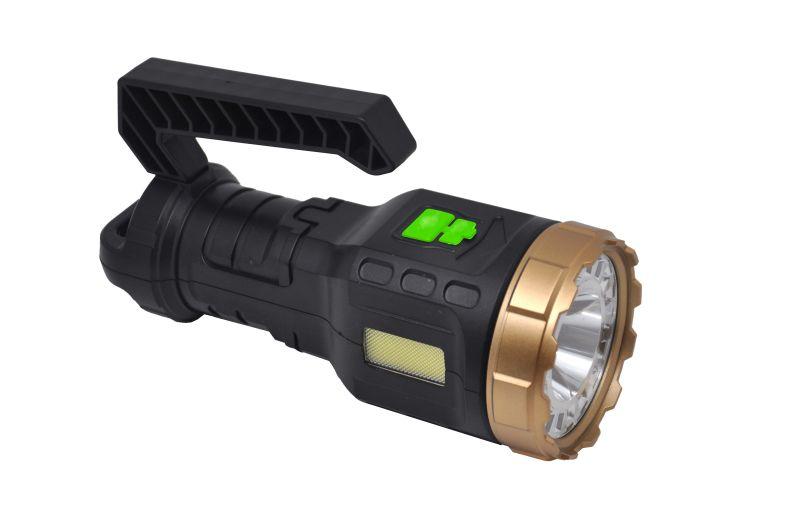 Фонарь аккумуляторный ручной GFL209 10Вт 250лм Li-ion 1200мА.ч LED GAUSS GF209