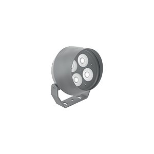 Светильник светодиодный архитектурный Frieze XS 9Вт DMX RGBW линзованный 15град. RAL7045 сер. VARTON V1-G1-71440-04L01-66009XX