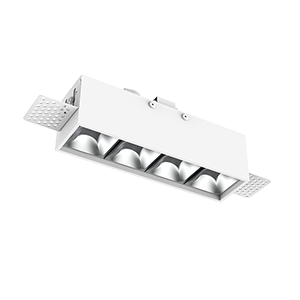 Светильник светодиодный DL-Box Reflect Multi 1x4 trimless 150х43х63 14Вт 3000К 36град. встраив. RAL9003 бел. диммер DALI VARTON V1-R0-00628-20D36-2001430