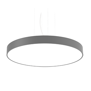Светильник светодиодный COSMO 1200х115 85Вт 4000К подвесной с опаловым рассеив. RAL7045 сер. муар диммер DALI VARTON V1-R0-70504-30D01-2008540