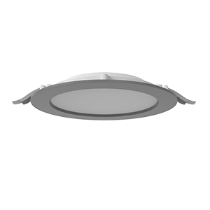 Светильник светодиодный DL-01 Slim 200мм 40Вт 3000К CRI90 221х40мм IP65/40 аварийный автономный постоянного действия рассеив. опал RAL7045 сер. муар VARTON V1-RF-7R084-10A00-6504030