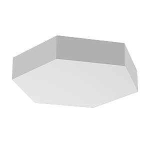 Блок Gexus 520х600 Solid подвесной RAL9003 бел. муар VARTON V4-R0-00.0009.GXS-0010