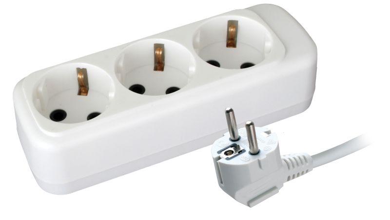 Удлинитель 3х1.5м с заземл. 10А IP20 SR 3х1.5-Z УХз10-103 2.2кВт ПВС 3х0.75 Volsten 12424