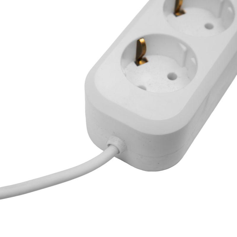 Удлинитель 3х5м с заземл. 10А IP20 SR 3х5-Z УХз10-103 2.2кВт ПВС 3х0.75 Volsten 12425
