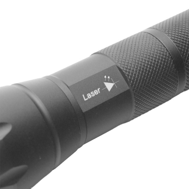 Фонарь LED5136 XML-T6 ZOOM 3 режима 3хLR03 (в компл.) алюм. черн. (открывающ. блист.) Camelion 12971