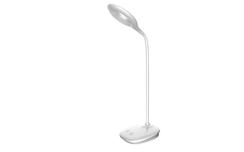 Светильник светодиодный настольный UF-706 C01 20LED аккумуляторный бел. Ultraflash 13557