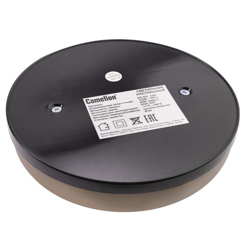 Светильник KD-331 C26 настол. 230В 40Вт E27 тауп Camelion 13873