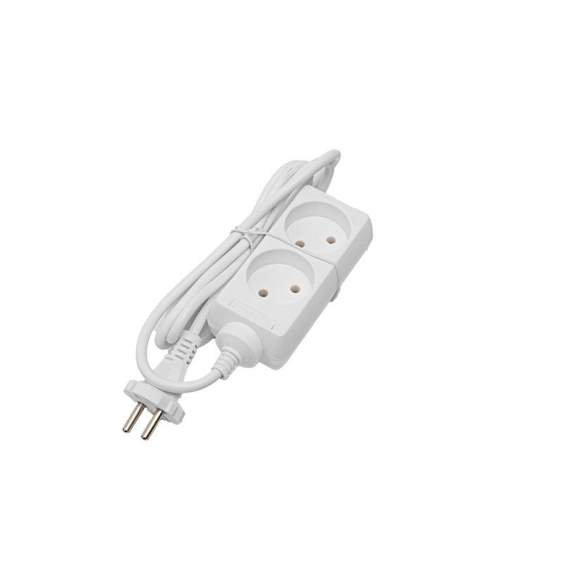 Удлинитель 2х3м без заземл. 10А IP20 S 2х3 2.2кВт ПВС2х0.75 Volsten 9297
