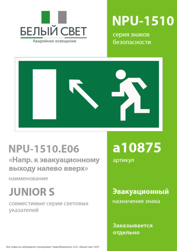 Наклейка NPU-1510.E06 