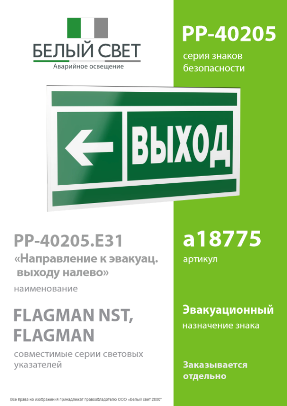 Знак безопасности PP-40205.E31 