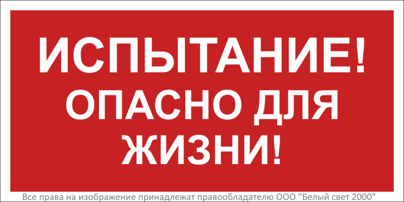 Знак безопасности BL-2915B.T13 