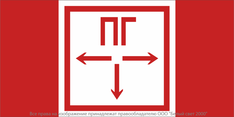 Знак безопасности BL-4020.F09 