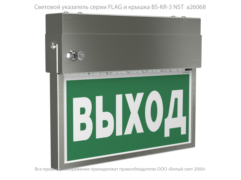 Указатель световой BS-FLAG-71-S1-INEXI3 NST Белый свет a24604
