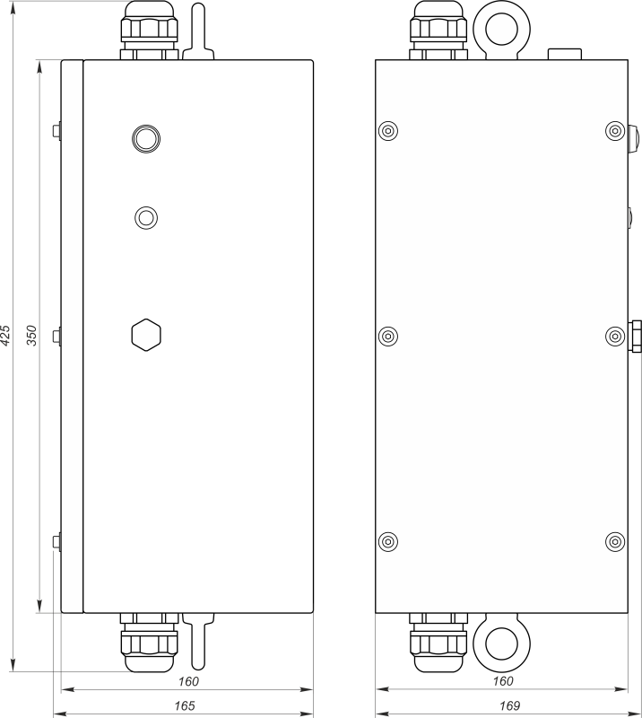 Блок аварийного питания БАП BS-STABILAR2-51-B5-UFO BOX IP65 ICE20 (1.0-120Вт / = 190-260В) Белый Свет a30111
