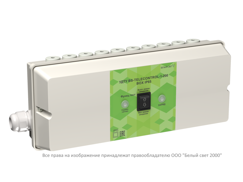 Устройство дистанционного тестирования УДТУ BS-TELECONTROL-1-200 BOX IP65 Белый Свет a31911