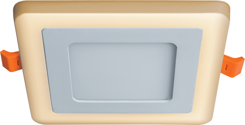 Светильник светодиодный 71 824 NLP-SC2-6+2W-WWW-LED(140х140) LED 6Вт 4000К IP20 Navigator 71824