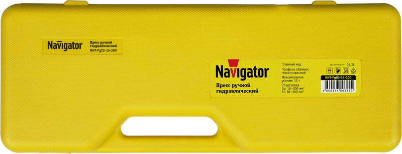 Пресс гидравлический 80 389 NHT-Pg03-16-300 (ручной; плавный ход) Navigator 80389