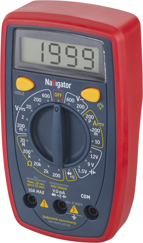 Мультиметр 93 579 NMT-Mm05-UT33B (UT33B+) Navigator 93579