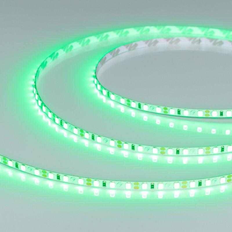 Лента светодиодная RT-A120-5mm 12V Green 9.6Вт/м IP20 2835 узкая (уп.5м) Arlight 015007(2)