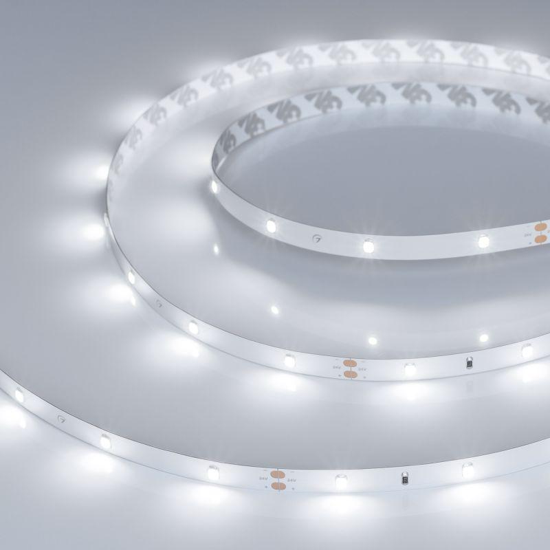 Лента светодиодная RT-A30-8mm 24V White 6000К 2.9Вт/м IP20 2835 5м открыт. Arlight 019917(2)