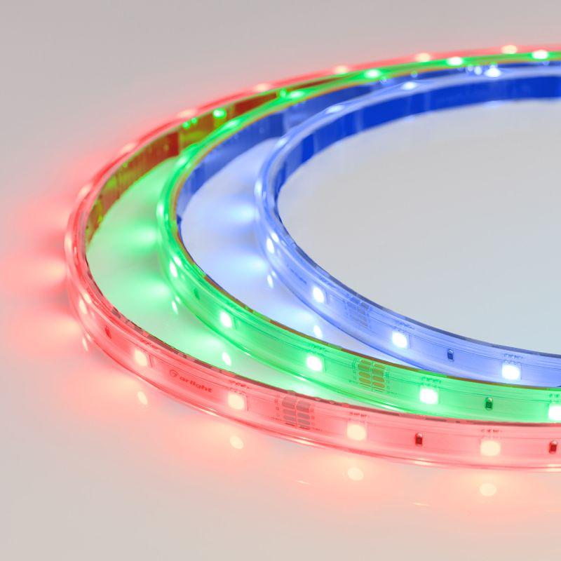 Лента светодиодная RTW-PS-B30-13mm 24V RGB 7.2Вт/м IP67 5060 герметичная (уп.5м) Arlight 026484(2)