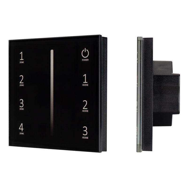 Панель сенсорная SMART-P34-DIM-IN 230В 0-10В 2.4G IP20 пластик черн. Arlight 028112