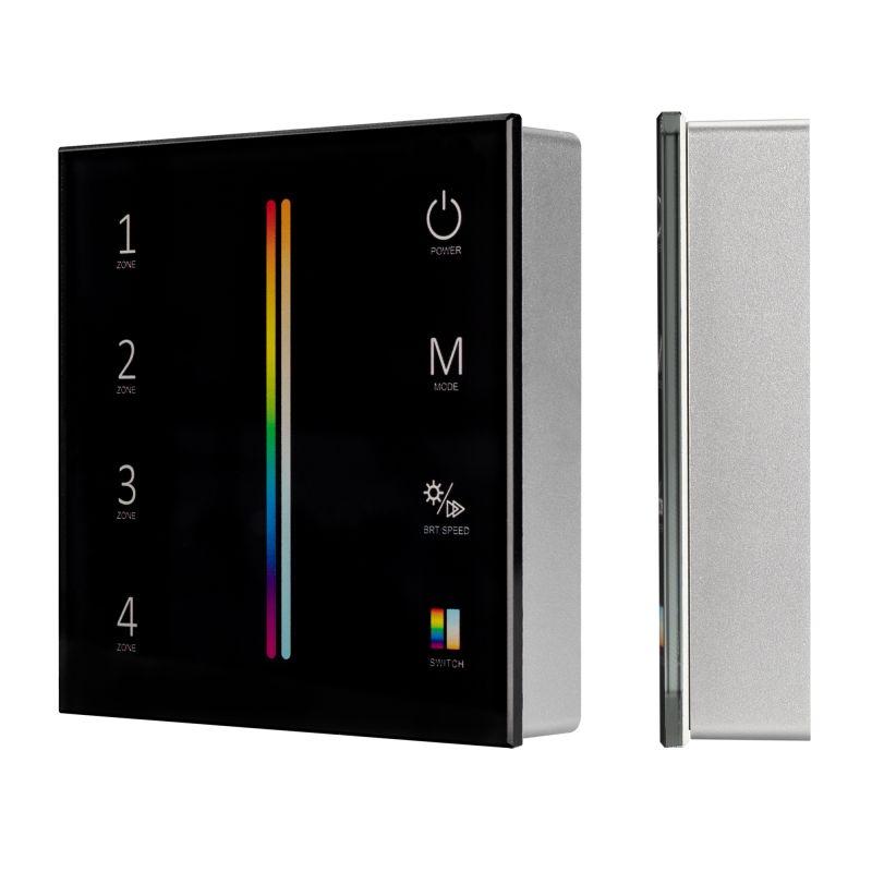 Панель сенсорная SMART-P55-MULTI 3В 4 зоны 2.4G IP20 пластик черн. Arlight 028310