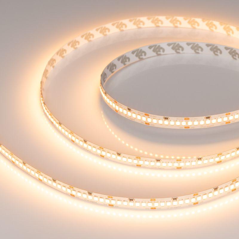 Лента светодиодная RT-A252-10mm 24V Warm 2400К 11Вт/м IP20 2835 (уп.5м) Arlight 028620(2)