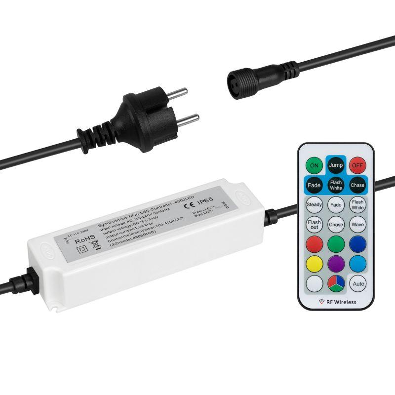 Контроллер ARD-CLASSIC-SYNC-RGB-4000LED 230В 370Вт RF ПДУ закрытый черн. Ardecoled 031214
