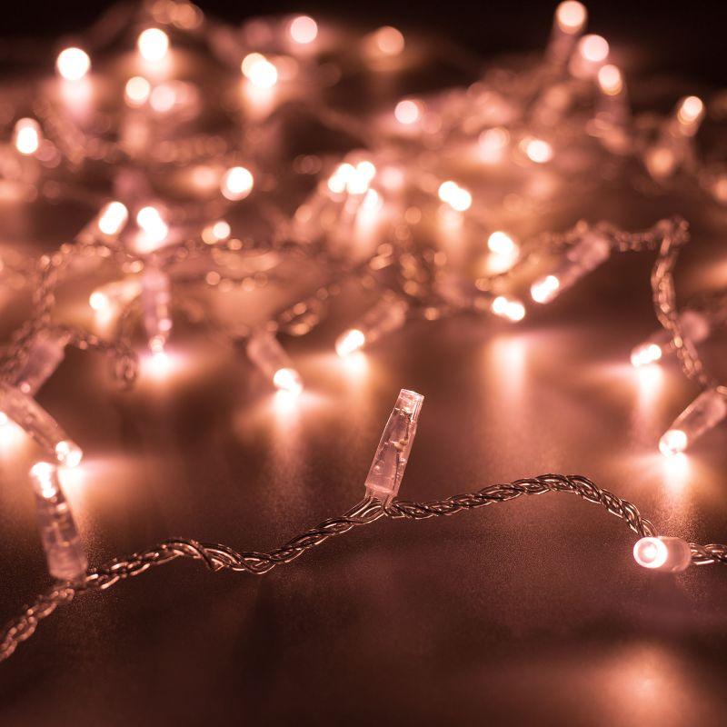 Гирлянда светодиодная ARD-STRING-CLASSIC-1000-CLEAR-100LED-PULSE Rose Gold230В 7Вт IP65 Ardecoled 031643