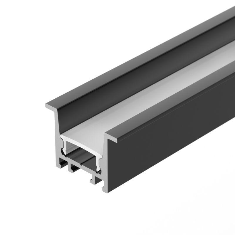 Профиль SL-COMFORT-2316-F-2000 ANOD BLACK L2000 алюм. Arlight 031769