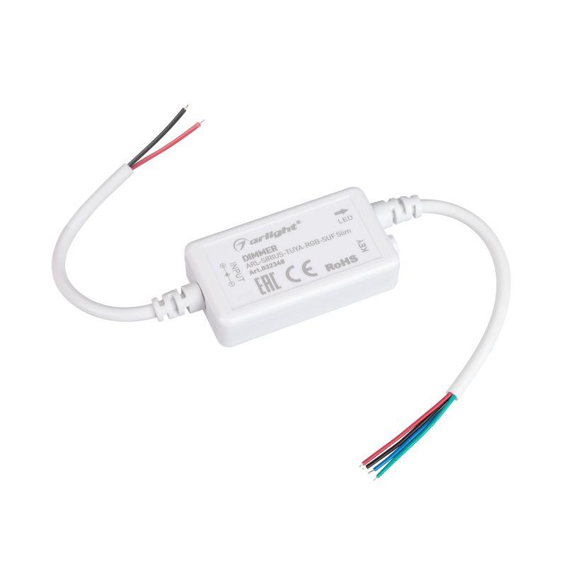 Диммер ARL-SIRIUS-TUYA-RGB-SUF Slim (12-24В 3х2А 2.4G) (IP20 пластик) Arlight 032348