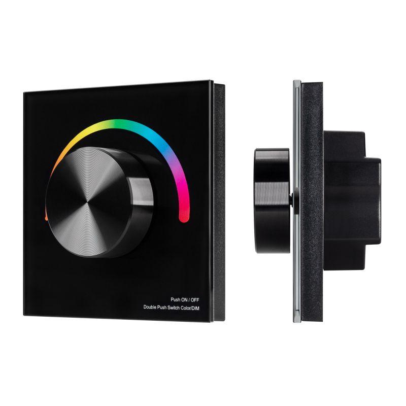 Панель роторная SMART-P5-RGB-G-IN 3В 2.4G IP20 пластик черн. Arlight 033757