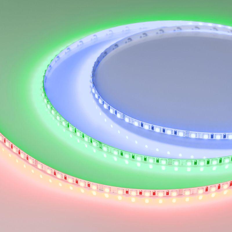 Лента светодиодная RT-G120-5mm 24V RGB 7.5Вт/м IP20 3838 узкая (уп.5м) Arlight 036216