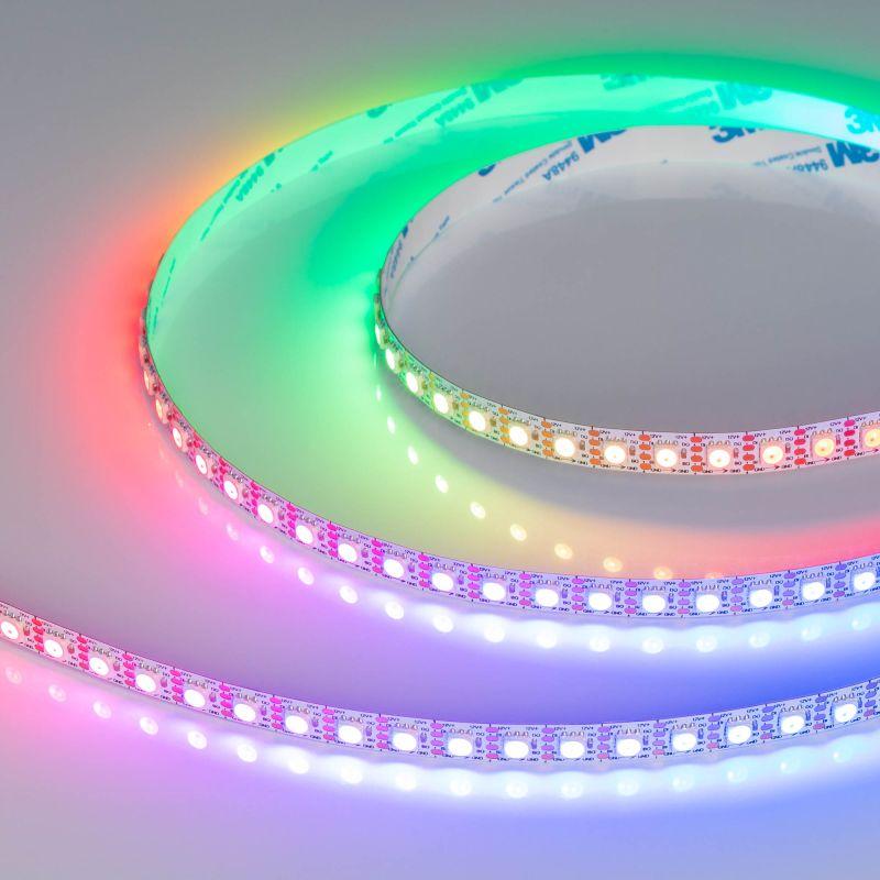 Лента светодиодная SPI-B96-10mm 12V RGB-PX1-BPT 13Вт/м IP20 5060 открыт. (уп.5м) Arlight 037868