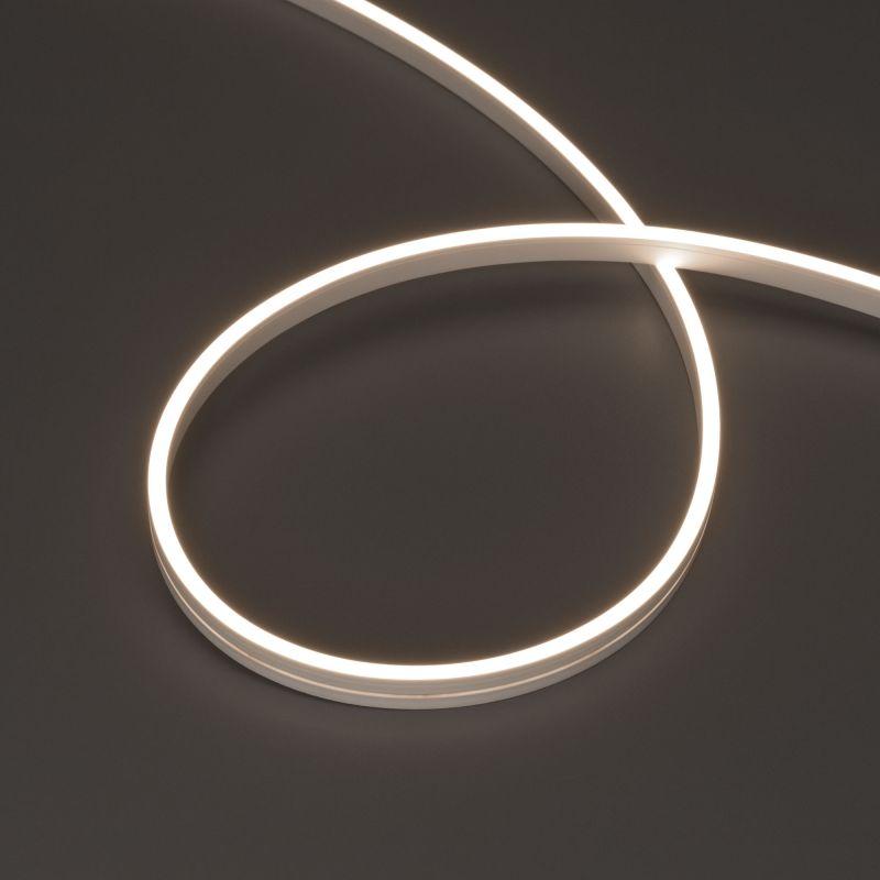 Лента светодиодная MOONLIGHT-SIDE-A168-4x10mm 24V Day 4000К 7.2Вт/м IP65 wire x2 прямой вывод кабеля герметичная (уп.5м) Arlight 038312